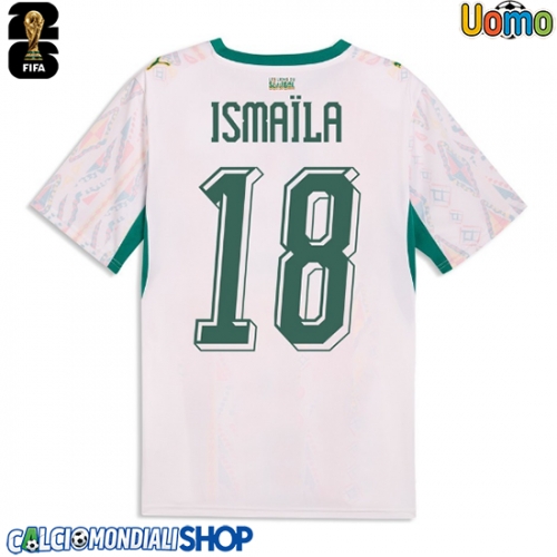 Maglie da calcio Senegal Ismaila Sarr #18 Prima Maglia Mondiali 2026  Manica Corta